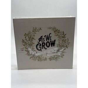 As We Grow Modern Memory Book for Married Couples Korie Herold Linen Journal NEW